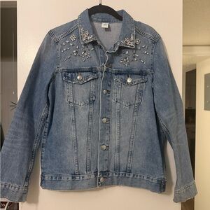 Embellished Blue &Denim Jacket